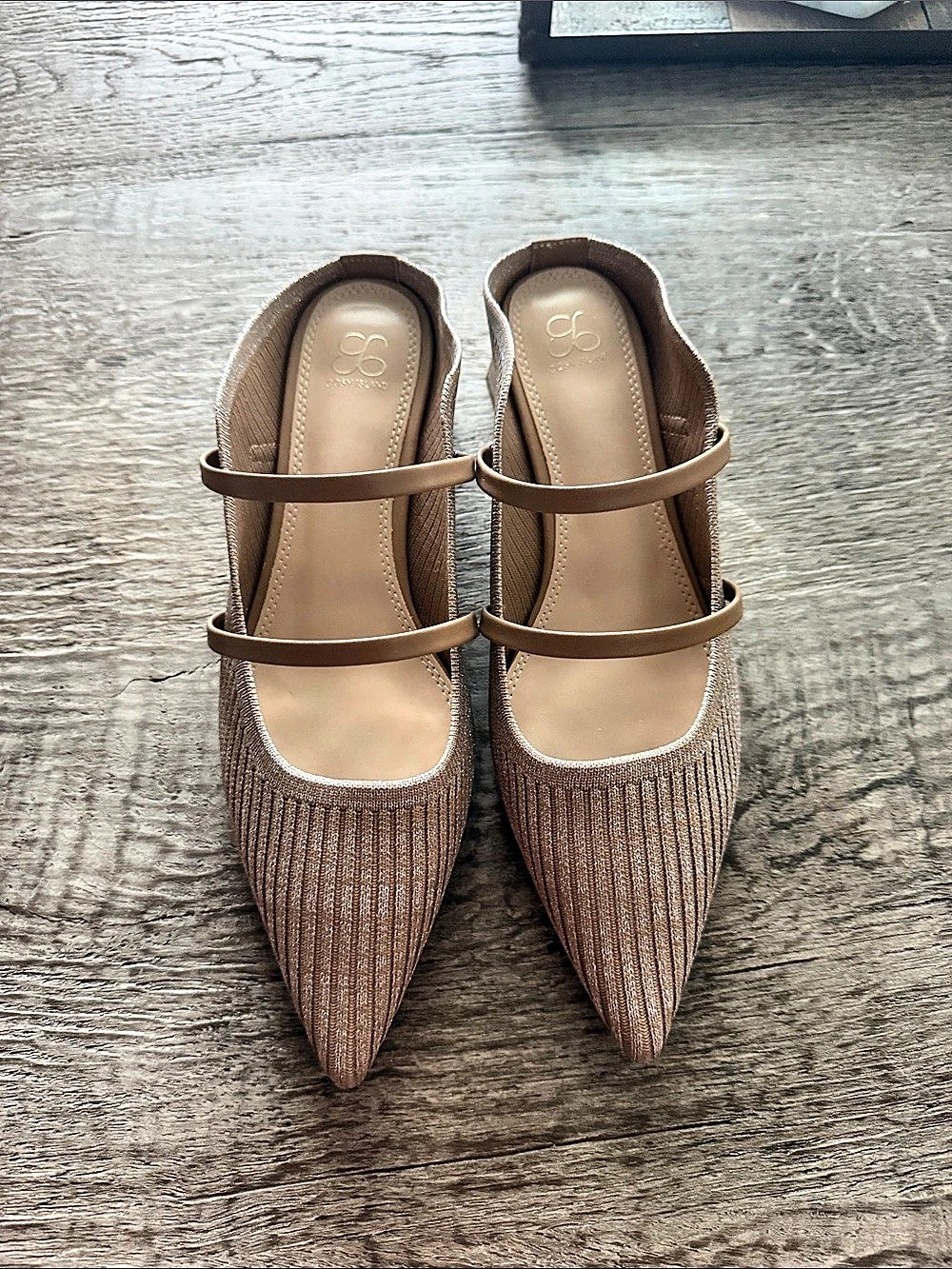 Pointed Toe Heels in Brown New
